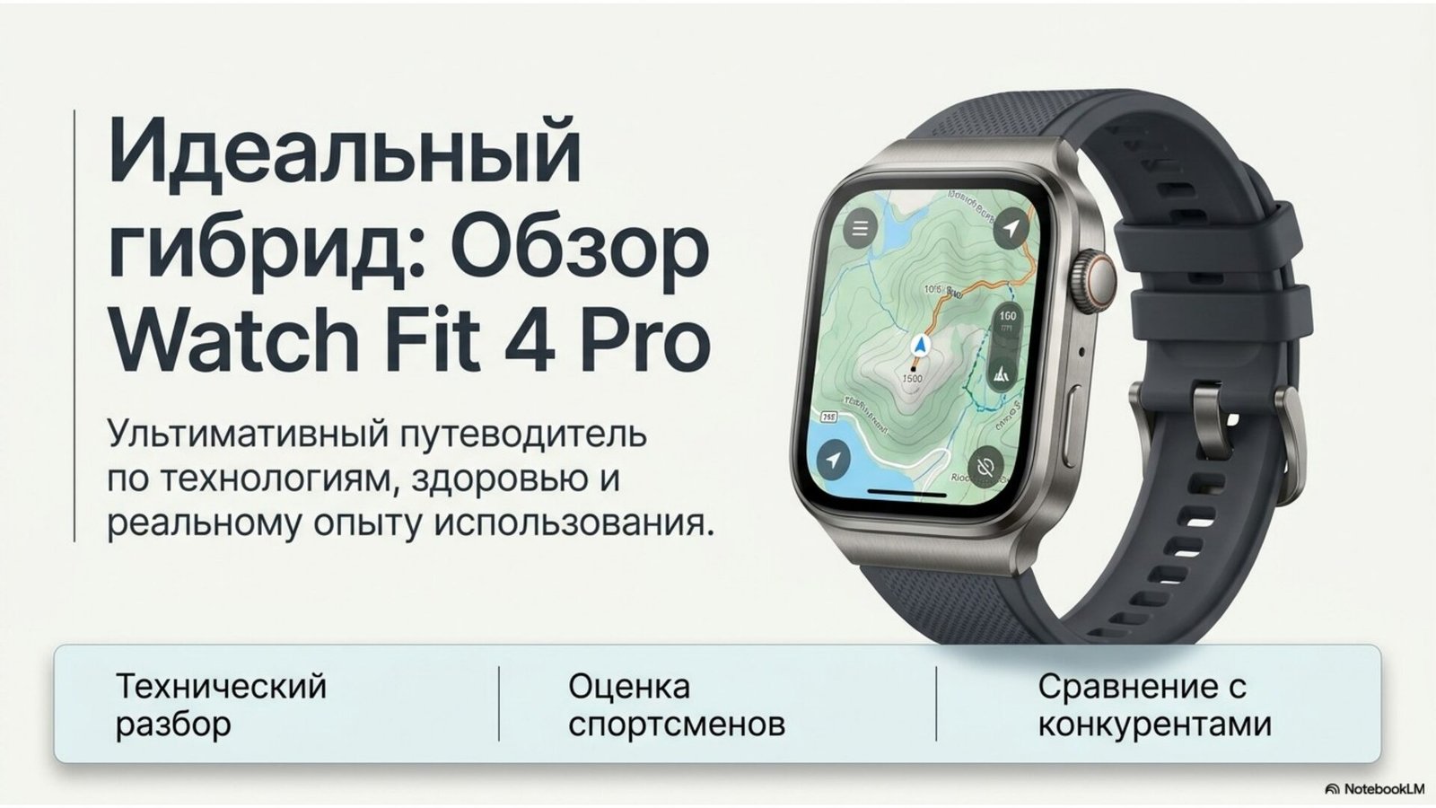 Huawei Watch Fit 4 Pro smartwatch with offline map navigation display